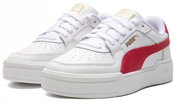 PUMA 百搭舒適簡約 透氣防滑 低筒 板鞋 男女同款 白紅 Order PUMA 百搭舒適簡約 透氣防滑 低筒 板鞋 男女同款 白紅