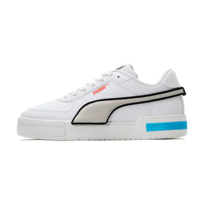 Puma Ca Pro Low Tops Casual Skateboarding Shoes Unisex White Silver Blue