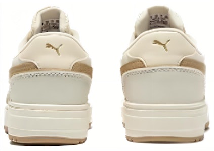 PUMA Ca Pro Lux II 潮流舒適氣質 防滑減震耐磨 低幫 板鞋 男女同款 白棕 Shop PUMA Ca Pro Lux II 潮流舒適氣質 防滑減震耐磨 低幫 板鞋 男女同款 白棕