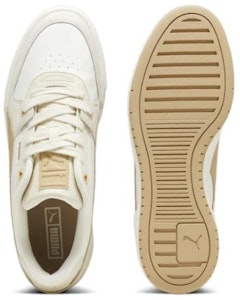 PUMA Ca Pro Lux II 潮流舒適氣質 防滑減震耐磨 低幫 板鞋 男女同款 白棕 Purchase PUMA Ca Pro Lux II 潮流舒適氣質 防滑減震耐磨 低幫 板鞋 男女同款 白棕