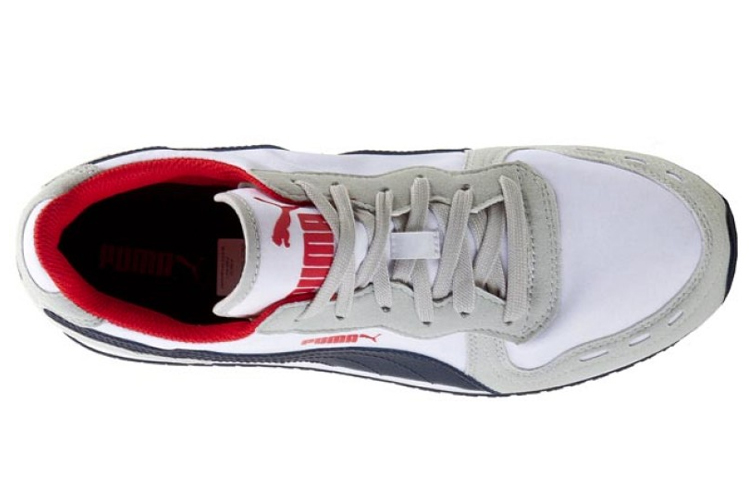 Lookbook Puma Cabana Racer Fun 'White Grey Red' 358397-03