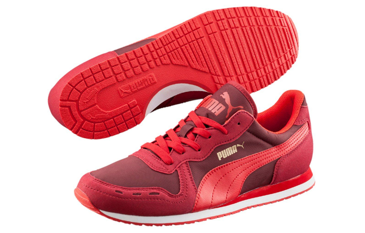 Shop Puma Cabana Racer Fun Low-Top 'Rojo' 358397-08