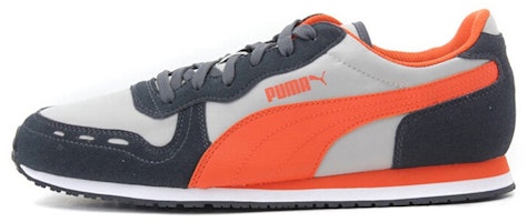 Puma Cabana Racer Fun Low-Top Gray//Orange 'Black' 358397-02 Puma Cabana Racer Fun Low-Top Gray//Orange 'Black' 358397-02