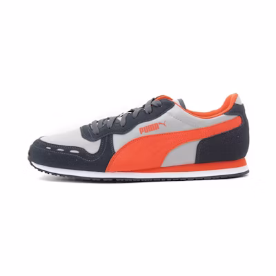 Puma Cabana Racer Fun Low-Top Gray//Orange 'Black'