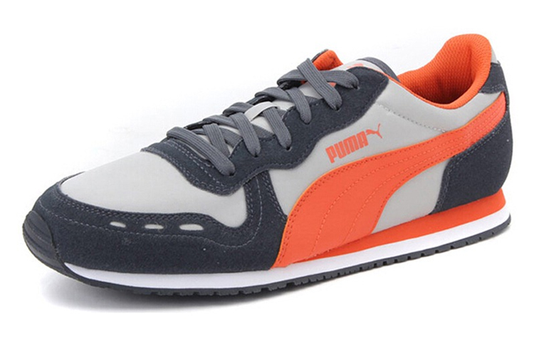 Lookbook 彪马卡巴纳赛车趣味低帮灰/橙"黑色"运动鞋 358397-02