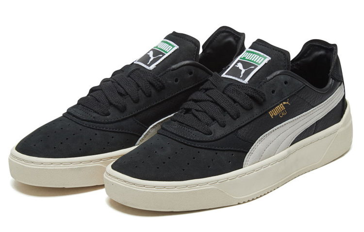 Order Puma Cali-0 Vintage Kasut Skateboard Kasual Rendah Unisex Hitam 369663-04