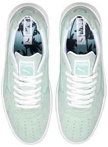 PUMA Cali Palm Spring CC 復古 低幫 板鞋 男女同款 薄荷綠 Shop PUMA Cali Palm Spring CC 復古 低幫 板鞋 男女同款 薄荷綠