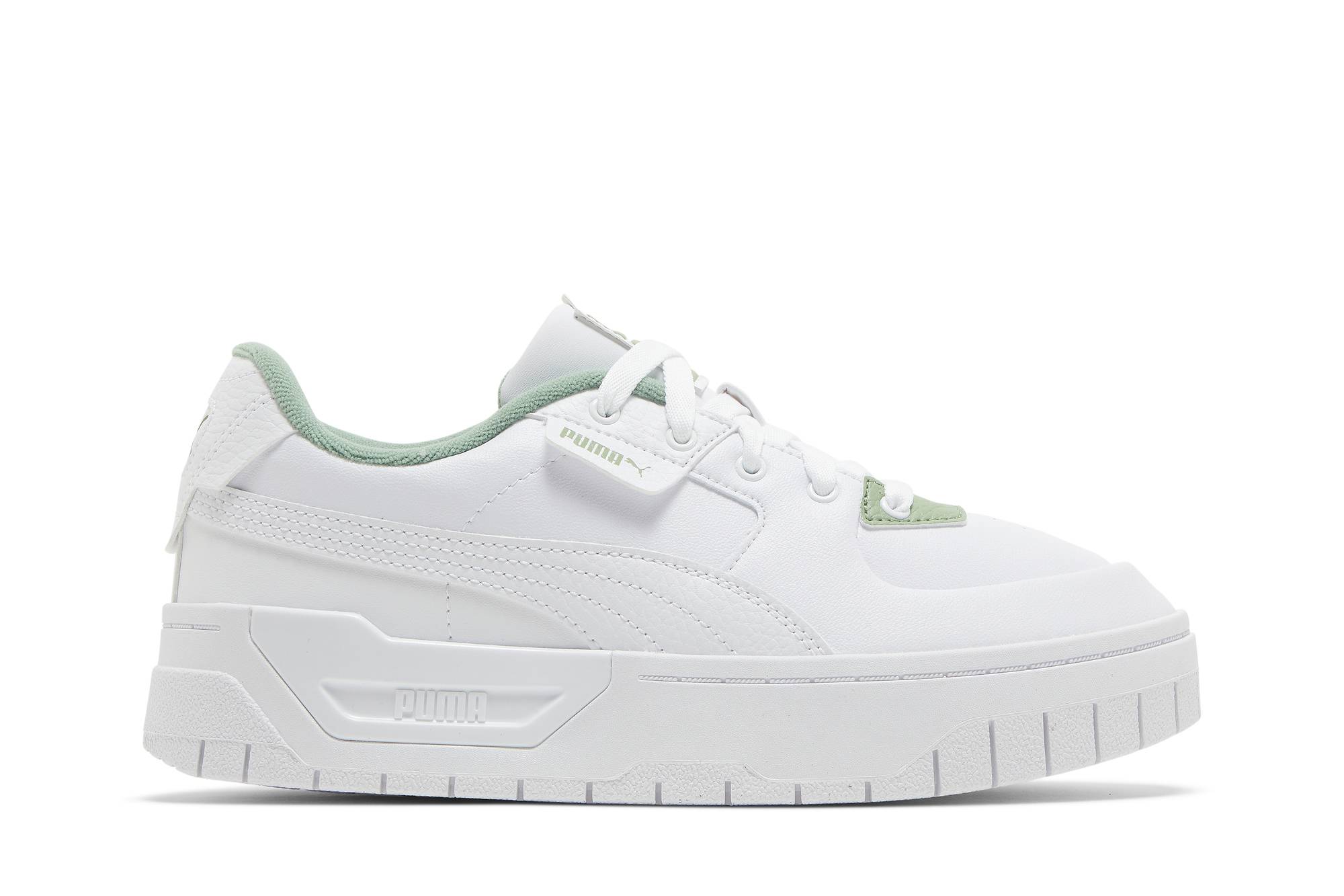 (Women) Puma Cali Dream Terry 'White Dusty Green'  388568-02