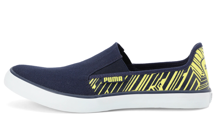 Buy 彪马Campario 2 IDP轻便低帮一脚蹬蓝黄白鞋 370894-02