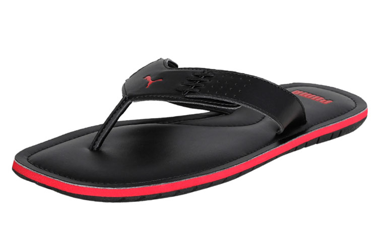 Lookbook Claquettes Puma Caper Nu IDP ''Noir Rouge'' 367644-02