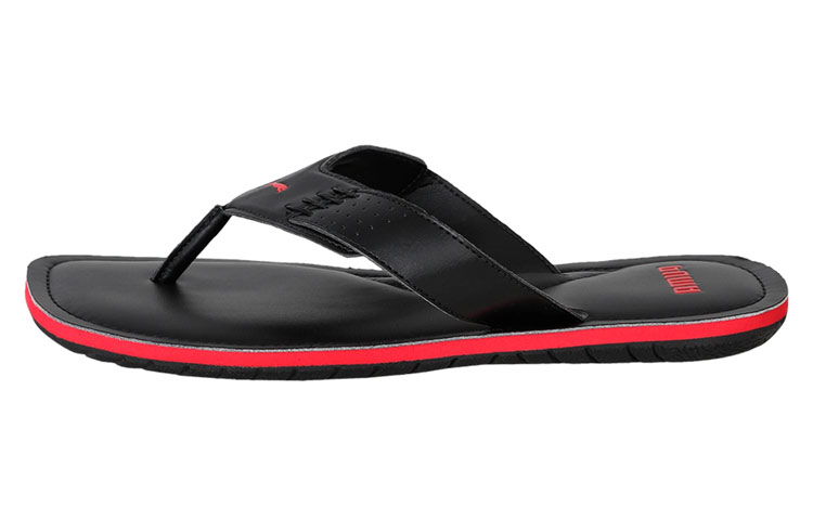 Puma Caper Nu IDP Slides 'Black Red' 367644-02