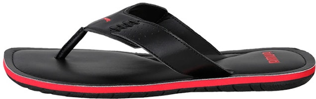 Puma Caper Nu IDP Slides 'Black Red' 367644-02 Puma Caper Nu IDP Slides 'Black Red' 367644-02