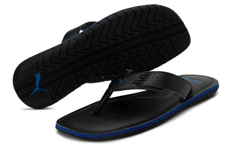 Lookbook Puma Caper V2 Sandalen Schwarz/Blau 380275-02