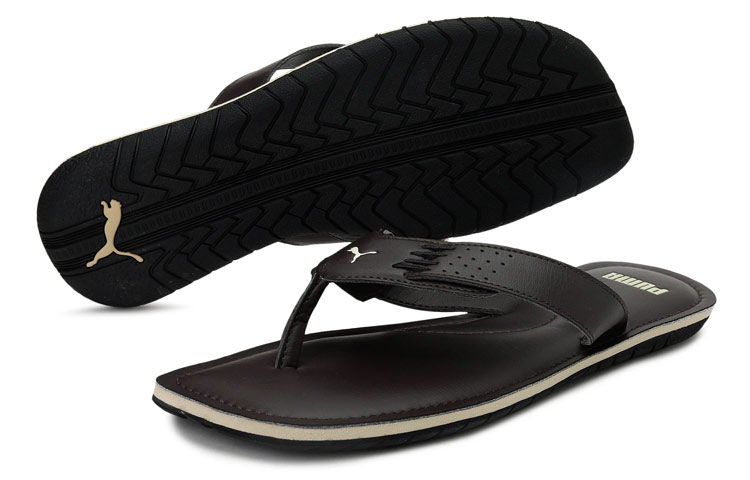 Lookbook Sandales Puma Caper V2 Noir/Marron 380275-03