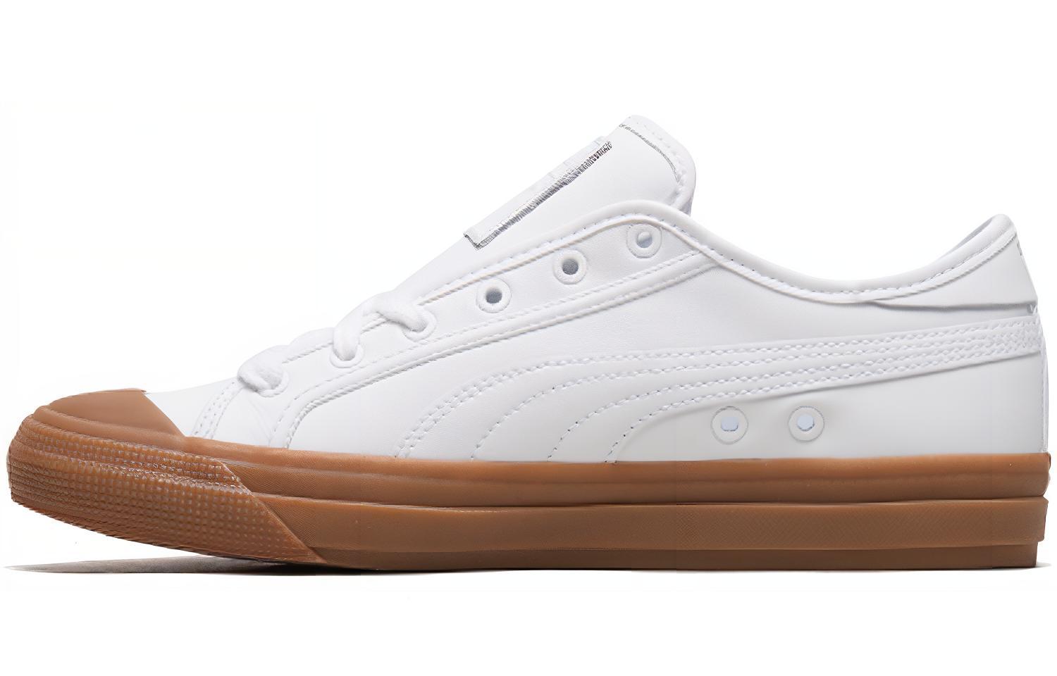 Puma Capri Leather White/Brown 369244-03