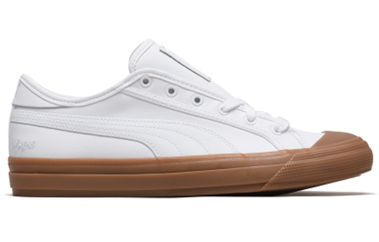 Order Puma Capri Leer Wit/Bruin 369244-03
