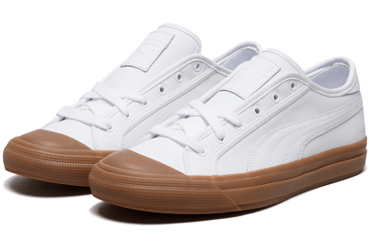 Lookbook Puma Capri Leer Wit/Bruin 369244-03