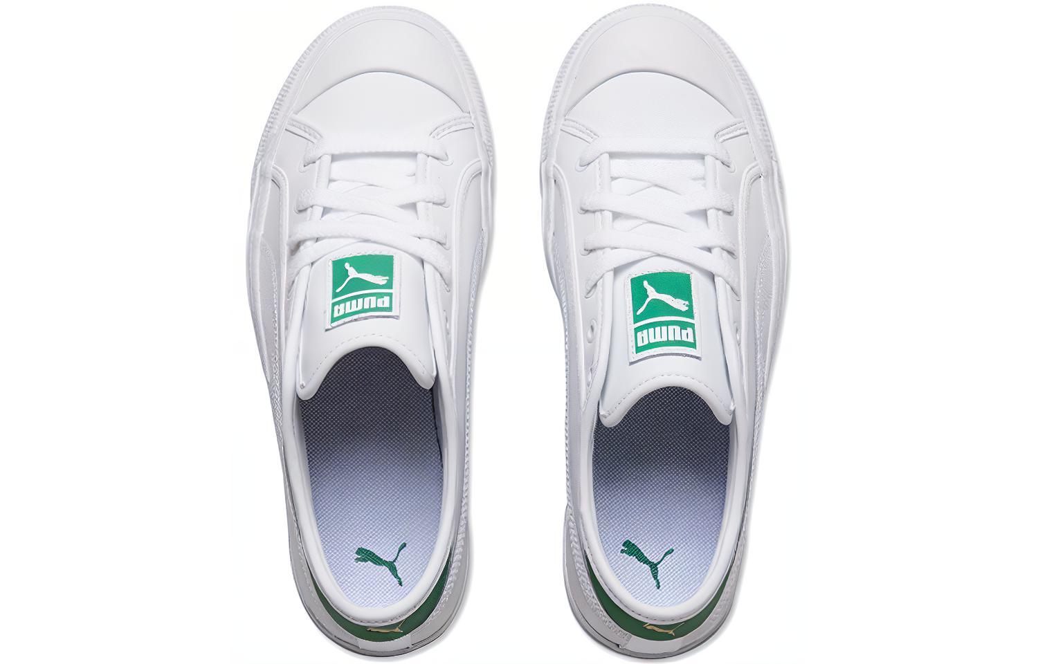 Shop Puma Capri Leer Wit/Groen 369244-06