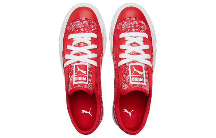 Shop PUMA Capri Paisley 休閒 低筒 板鞋 男款 紅白