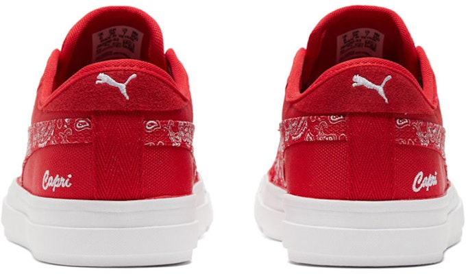 푸마 카프리 페이즐리 레드/화이트 (Puma Capri Paisley Red/White) 382350-02 Purchase 푸마 카프리 페이즐리 레드/화이트 (Puma Capri Paisley Red/White) 382350-02
