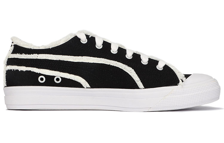 Order Puma Capri Kasut Papan Hitam/Putih Potongan Raw 381586-02