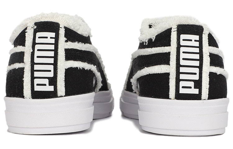 Lookbook Puma Capri Kasut Papan Hitam/Putih Potongan Raw 381586-02