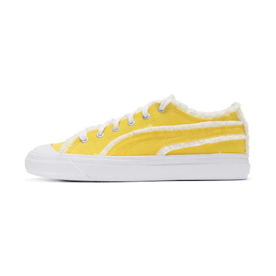 Puma Capri Raw Cut Shoes Yellow