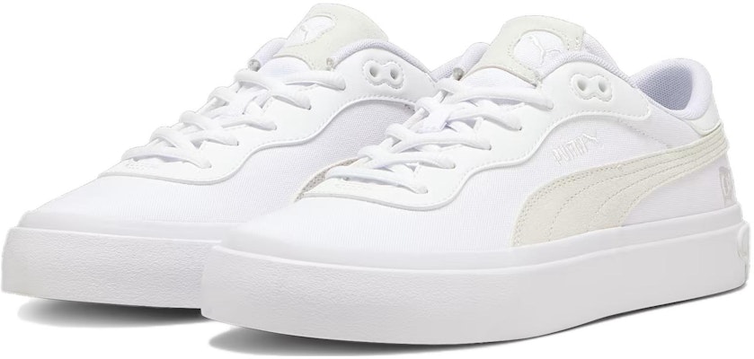PUMA Capri Royale 舒適 減震耐磨 低筒 平底鞋 男女款 米白 Lookbook PUMA Capri Royale 舒適 減震耐磨 低筒 平底鞋 男女款 米白