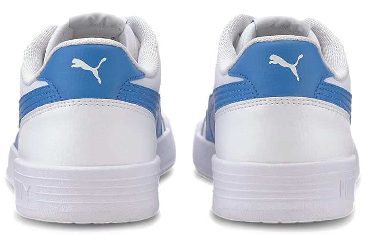 Puma Caracal SoftFoam Retro Low Top Casual Skate Shoes Unisex White Blue 圖 5
