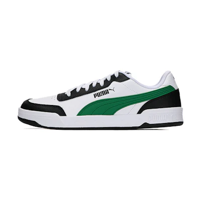 Puma Caracal Wear-resistant Lightweight Low Tops Casual Skateboarding Shoes Unisex White Green