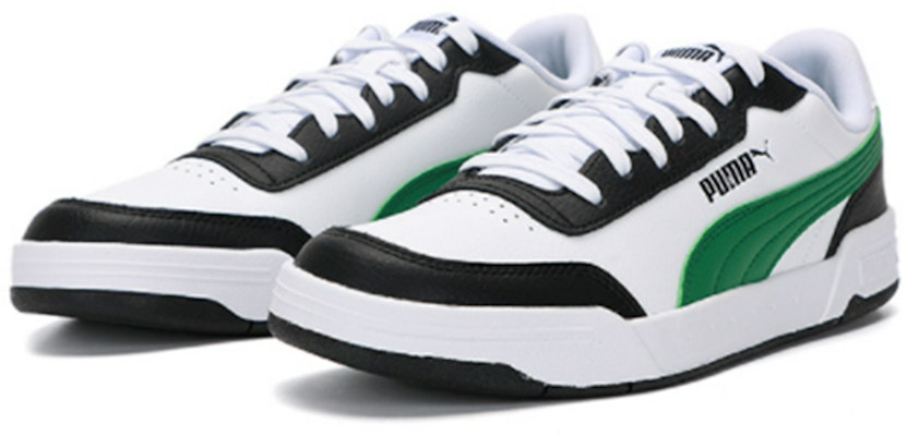 Puma Caracal Wear-resistant Lightweight Low Tops Casual Skateboarding Shoes Unisex White Green 369863-30 Lookbook Puma Caracal Wear-resistant Lightweight Low Tops Casual Skateboarding Shoes Unisex White Green 369863-30