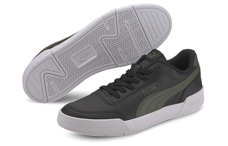 Puma Caracal Casual Board Shoes Black/Green/White 圖 3