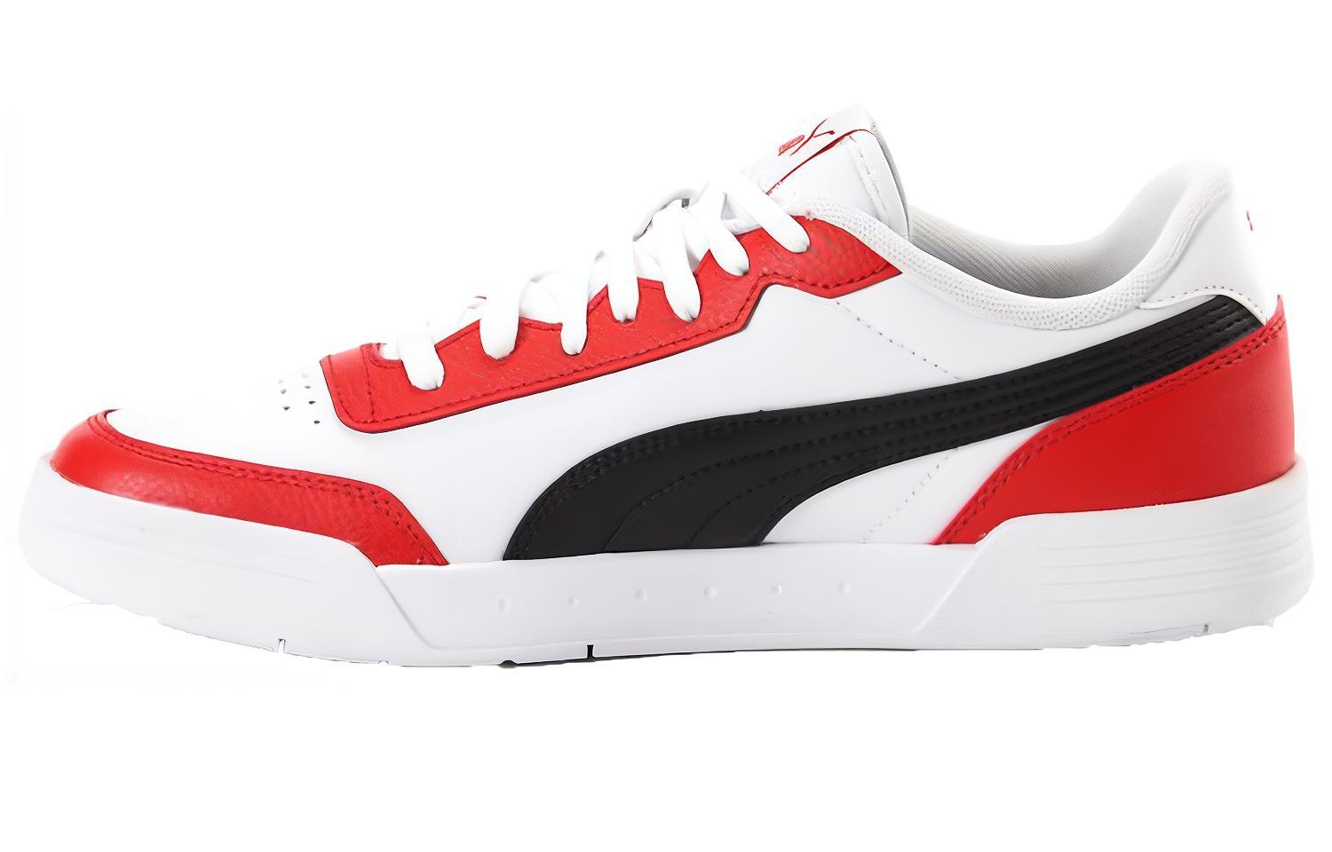 Puma Caracal SoftFoam Casual Board Shoes White/Red 369863-14