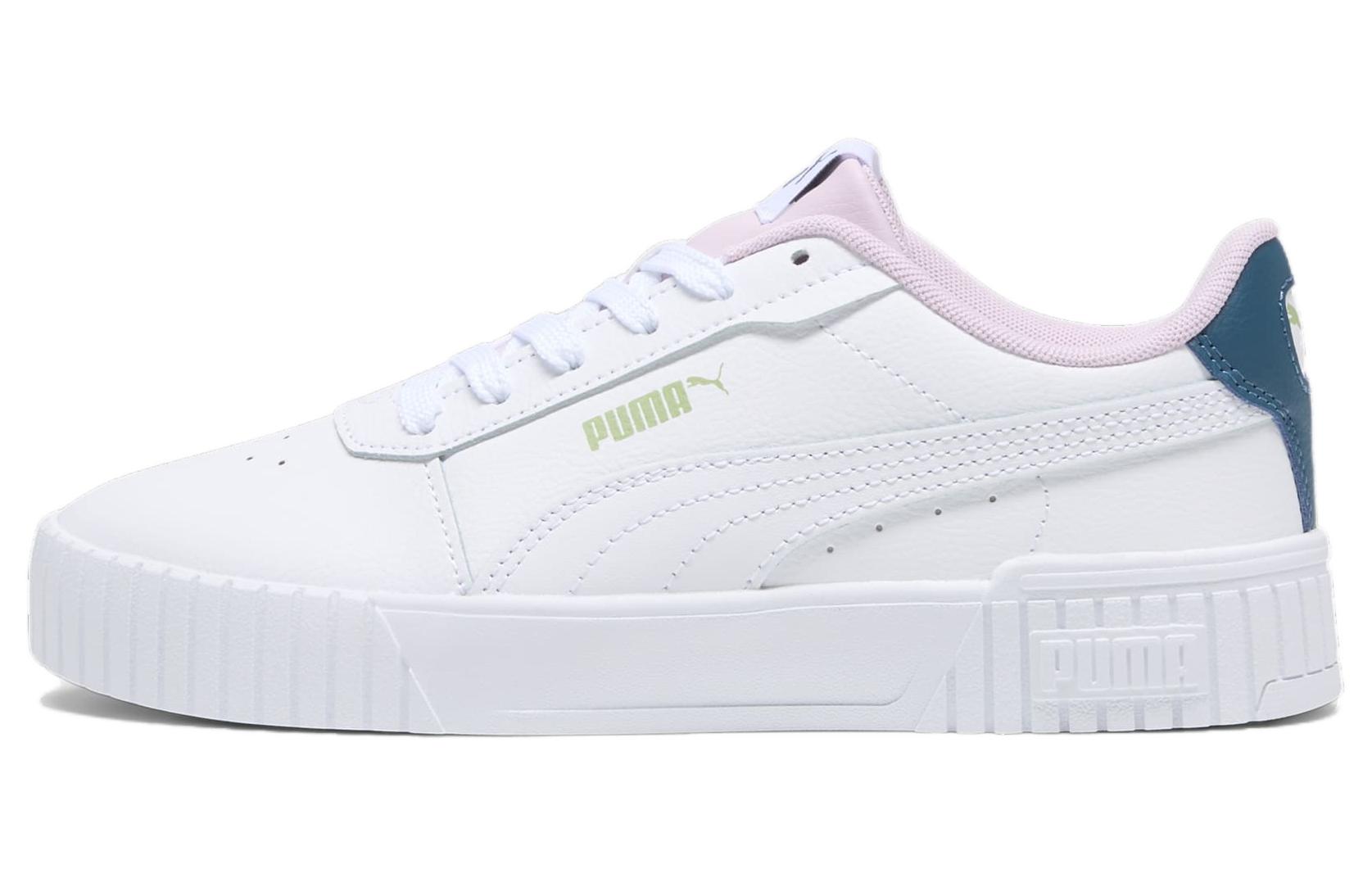 Puma Carina 2.0 Low-Top Sneakers White Pink 385849-27