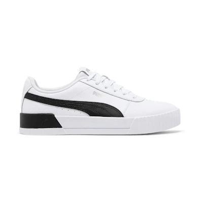(W) Puma Carina Leather 'White Black'