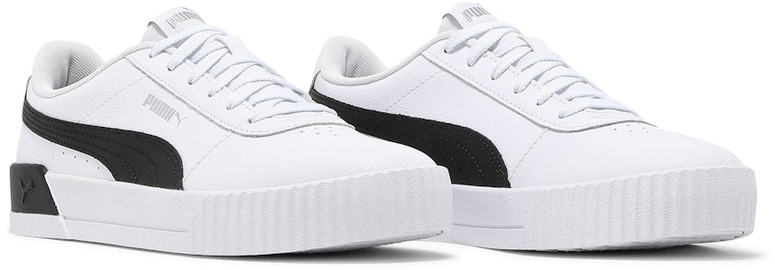 (W) Puma Carina Kulit 'Putih Hitam' 370325-21 Cheap (W) Puma Carina Kulit 'Putih Hitam' 370325-21