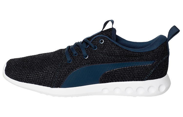 Puma Carson 2 Nature Knit Sargasso Running Shoes Black/Blue/White 190522-03