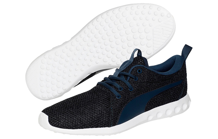 Puma Carson 2 Nature Knit Sargasso Running Shoes Black/Blue/White 圖 5