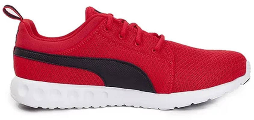 Puma Carson Mesh Sneakers Rood/Wit 189024-06 Order Puma Carson Mesh Sneakers Rood/Wit 189024-06