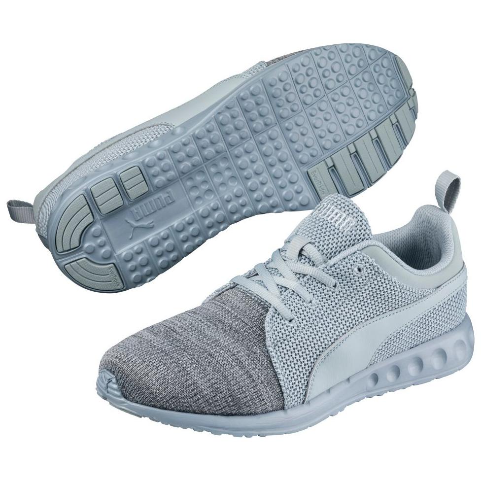 Shop 彪马Carson Runner Knit EEA“灰色”运动鞋 189608-02