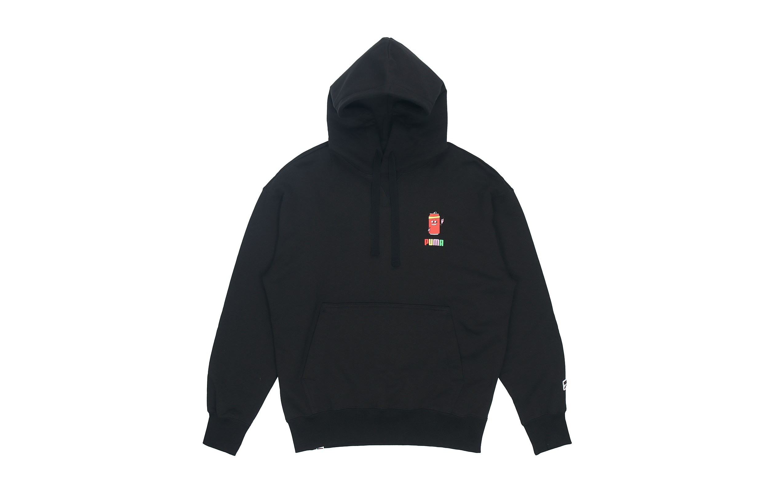 Puma Cartoon Print Fleece Hoodie Black Casual Sportswear 531429-01