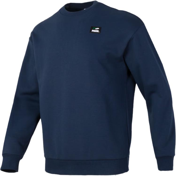 Puma Cartoon Style Colorblock Pullover Training Sweatshirt Blue 628144-14