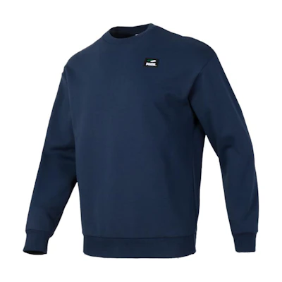 Puma Cartoon Style Colorblock Pullover Training Sweatshirt Blue 628144-14