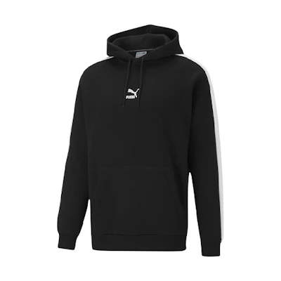 Puma Casual Colorblock Pullover Hoodie Black 530272-01