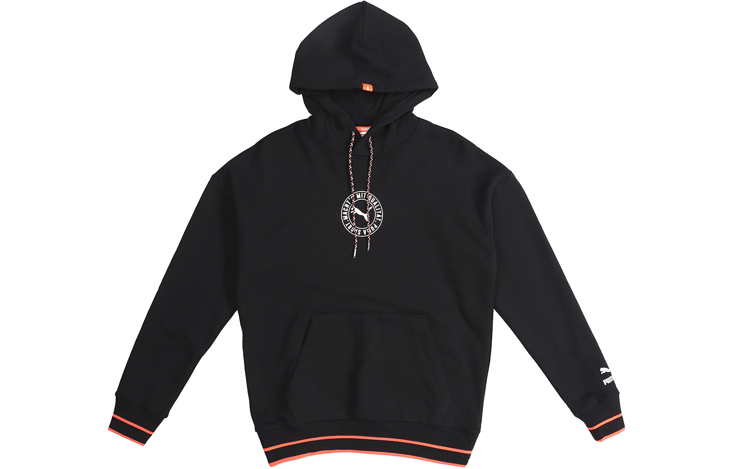 Puma Casual Drawstring Hoodie Black 597340-01