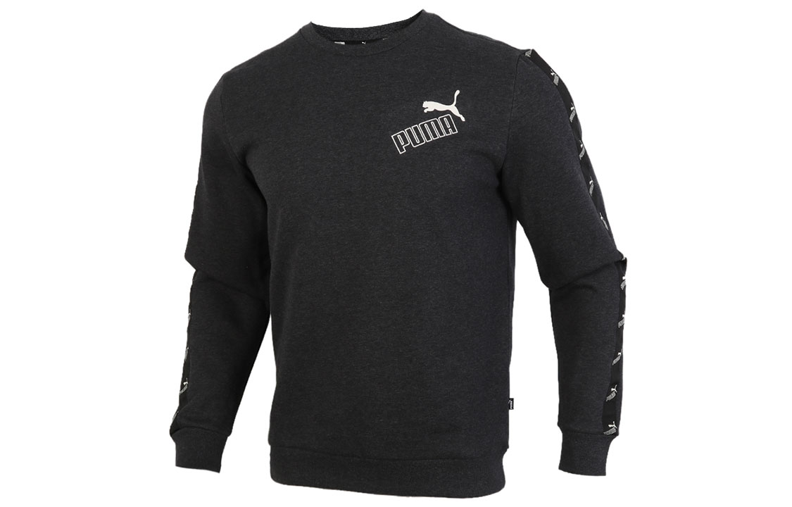 Puma Casual Fleece Crewneck Sweatshirt Deep Gray 586916-07