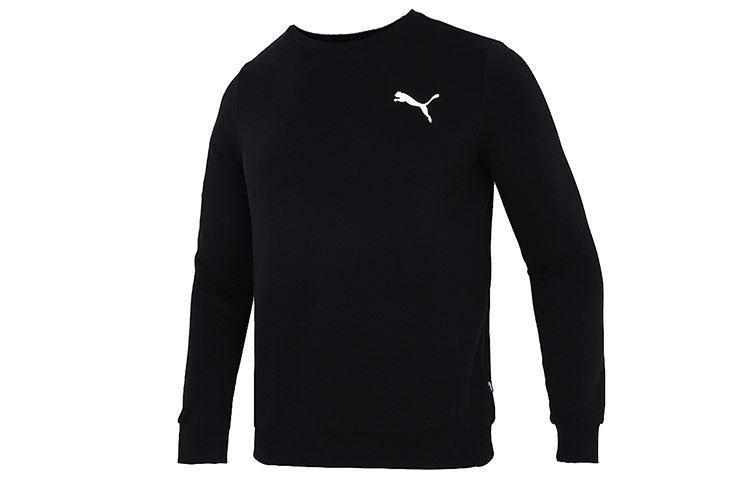 Puma Casual Knit Breathable Crewneck Sweatshirt Black 589034-51