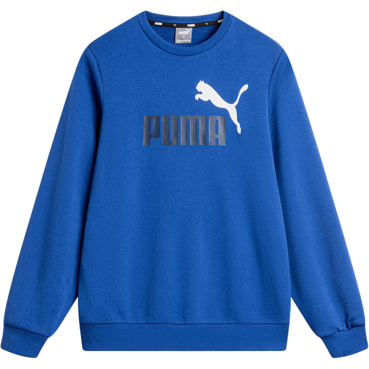 Puma Casual Knit Crewneck Sweatshirt Unisex Blue 589007-21