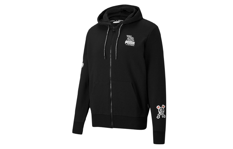 Puma Casual Knit Hoodie Jacket Black 598681-01