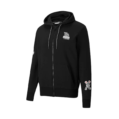 Puma Casual Knit Hoodie Jacket Black 598681-01